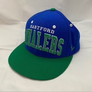 Hartford Whalers Embroidered Zephyer Snapback hat